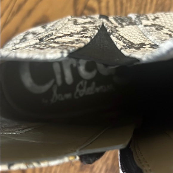 Circus by Sam Edelman Black and White Snakeskin Boots - Picture 8 of 8